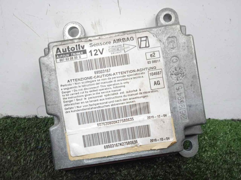 Recambio de centralita airbag para iveco daily pr 2.3 diesel cat referencia OEM IAM 607630800G  