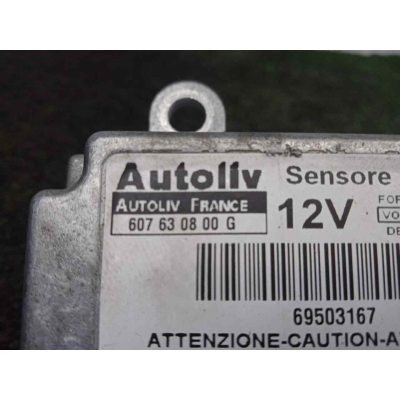 Recambio de centralita airbag para iveco daily pr 2.3 diesel cat referencia OEM IAM 607630800G  