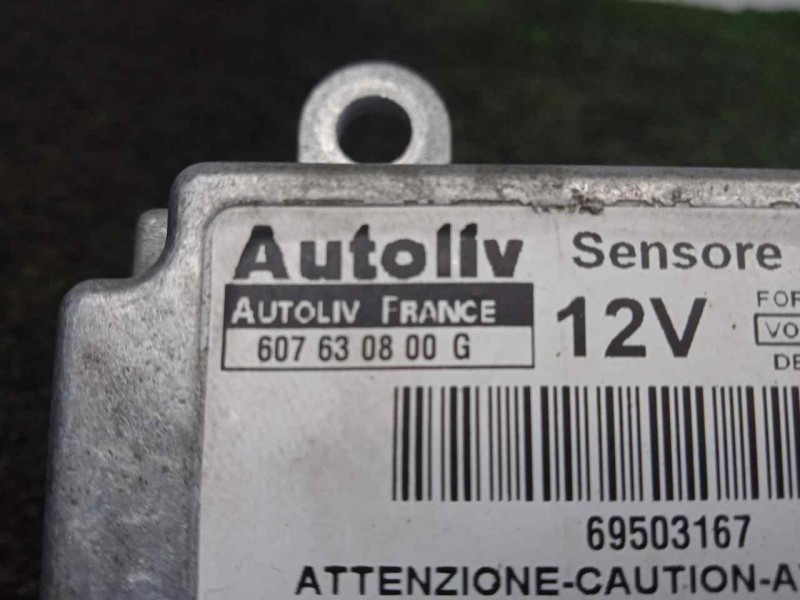 Recambio de centralita airbag para iveco daily pr 2.3 diesel cat referencia OEM IAM 607630800G  