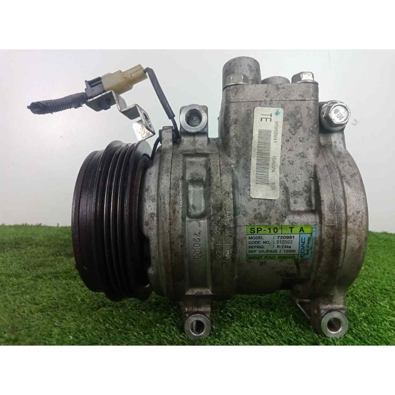 Recambio de compresor aire acondicionado para chevrolet aveo 1.2 cat referencia OEM IAM 95955943-95955941 4.CANALES 