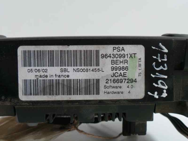 Recambio de mando climatizador para peugeot 307 (s1) 1.6 16v cat referencia OEM IAM 216697294-96430991XT  