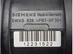 Recambio de caudalimetro para citroën c5 berlina 2.0 hdi referencia OEM IAM 5WK9628 5.PINES SIEMENS 2