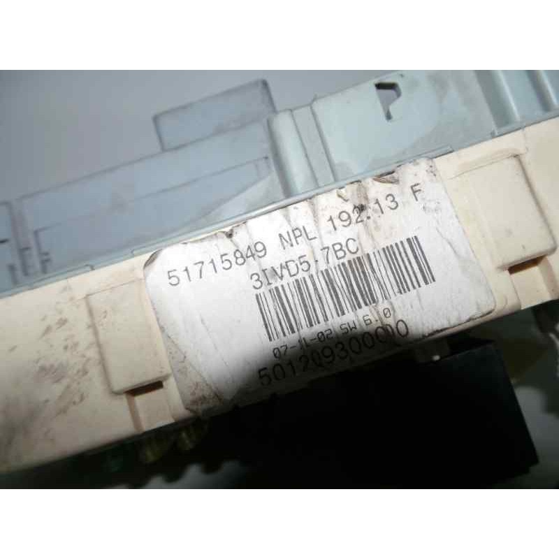 Recambio de centralita check control para fiat stilo (192) referencia OEM IAM 517158493IVD57BC501209300000  