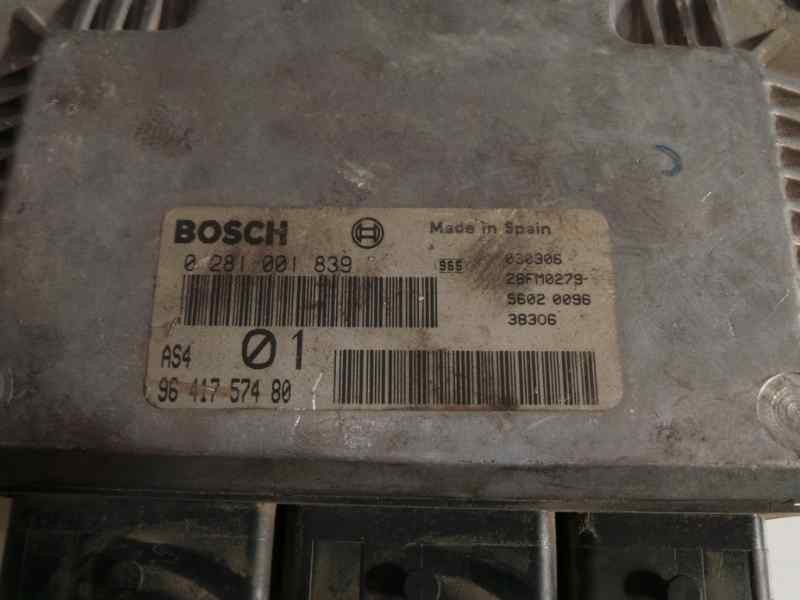 Recambio de centralita motor uce para citroën saxo 1.5 diesel referencia OEM IAM 0281001839-AS4-9641757480  