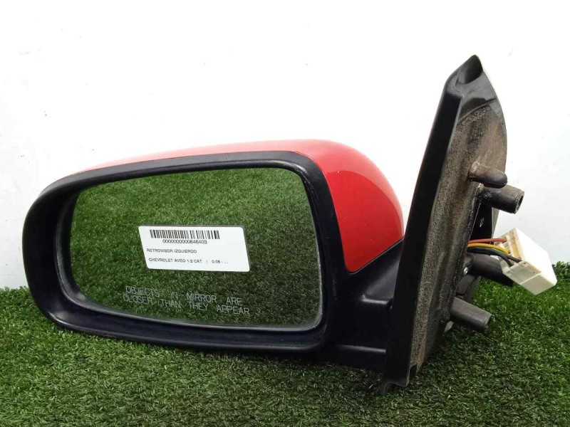 Recambio de retrovisor izquierdo para chevrolet aveo 1.2 cat referencia OEM IAM SINREFERENCIA ELECTRICO - 5.CABLES ROJO