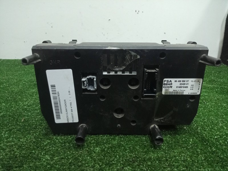 Recambio de mando climatizador para peugeot 206 4-trg. referencia OEM IAM 96430550XT-E242601-9140010483  