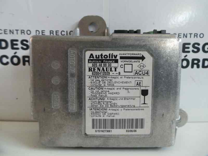 Recambio de centralita airbag para renault megane ii berlina 5p referencia OEM IAM 605489900-8200412029B AUTOLIV 