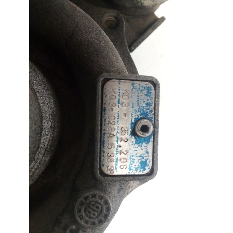 Recambio de turbocompresor para citroën xsara break 1.9 turbodiesel referencia OEM IAM K03352206  K03028AJ53838