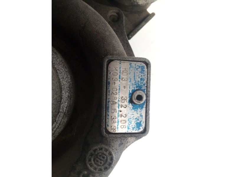 Recambio de turbocompresor para citroën xsara break 1.9 turbodiesel referencia OEM IAM K03352206  K03028AJ53838