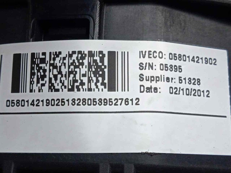 Recambio de airbag delantero izquierdo para iveco daily furgón 2.3 diesel referencia OEM IAM 05801421902-34139623A-1318328  