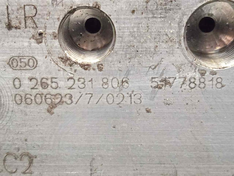 Recambio de abs para fiat stilo (192) 1.4 referencia OEM IAM 0265800560-0265231806-51778818 BOSCH 