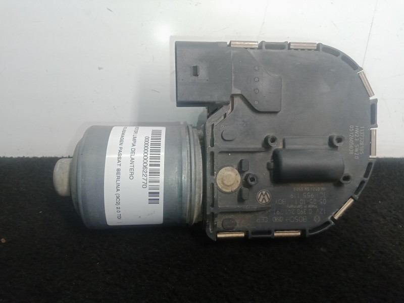 Recambio de motor limpia delantero para volkswagen passat berlina (3c2) 2.0 tdi referencia OEM IAM 0390241791-3C1955119  