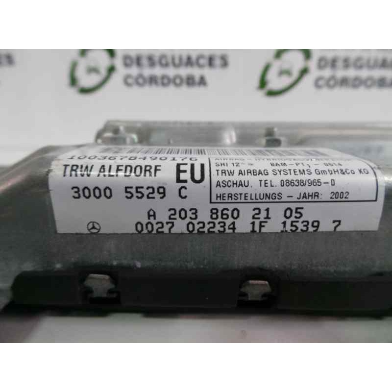 Recambio de airbag lateral delantero izquierdo para mercedes-benz clase c (w203) berlina referencia OEM IAM A2038602105  
