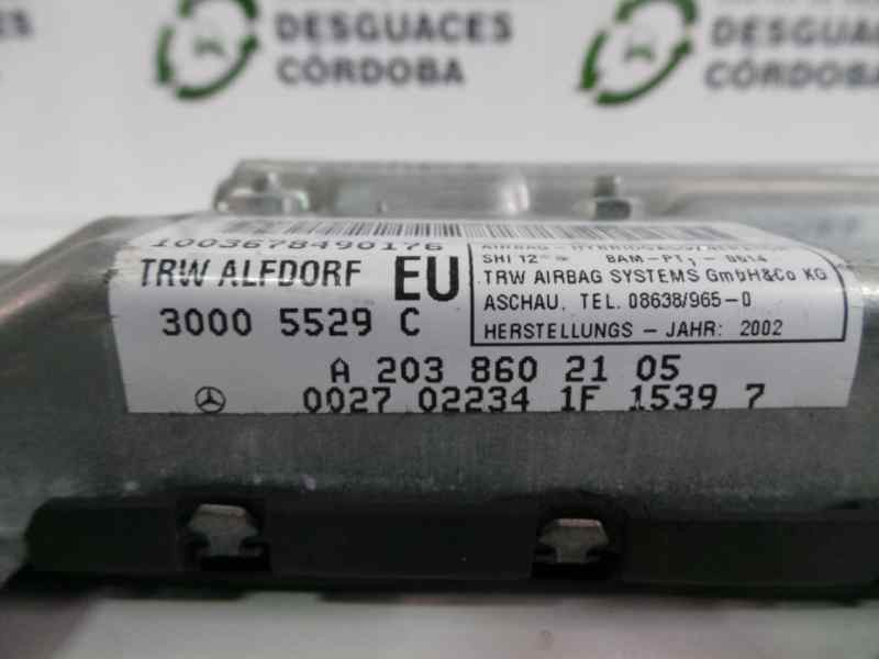 Recambio de airbag lateral delantero izquierdo para mercedes-benz clase c (w203) berlina referencia OEM IAM A2038602105  