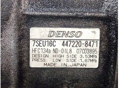 Recambio de compresor aire acondicionado para bmw serie 7 (e65/e66) 3.6 v8 32v cat referencia OEM IAM 4472208471-HCF134A-NDOIL8- 2