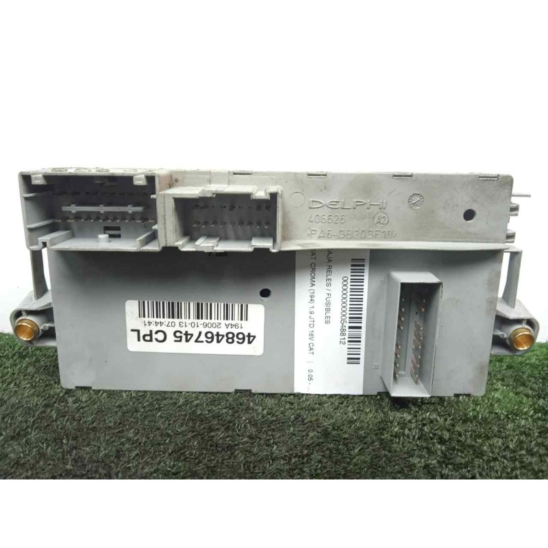 Recambio de caja reles / fusibles para fiat croma (194) 1.9 jtd 16v cat referencia OEM IAM 46846745-46846745CPL  