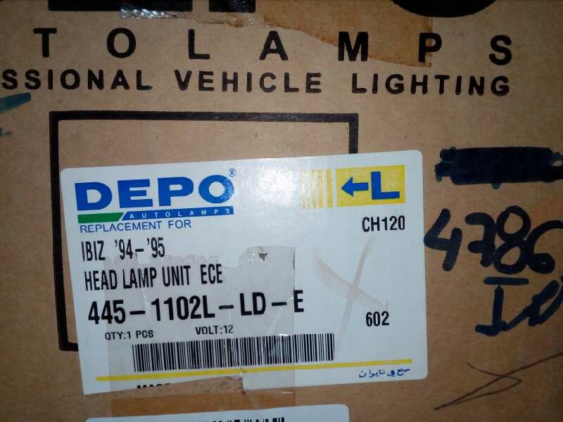 Recambio de faro izquierdo para seat ibiza (6k) referencia OEM IAM 11851902 6K. - SIN USAR