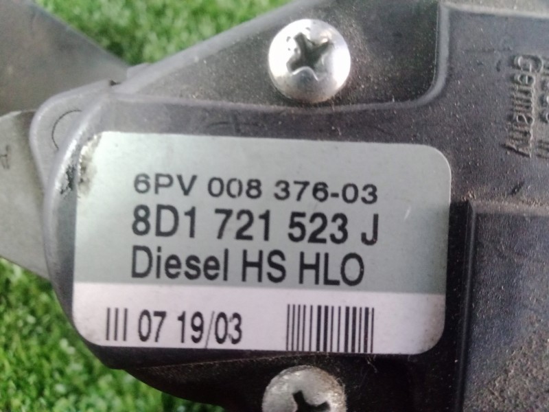 Recambio de pedal acelerador para volkswagen passat berlina (3b3) 1.9 tdi referencia OEM IAM 8D1721523J  6PV00837603