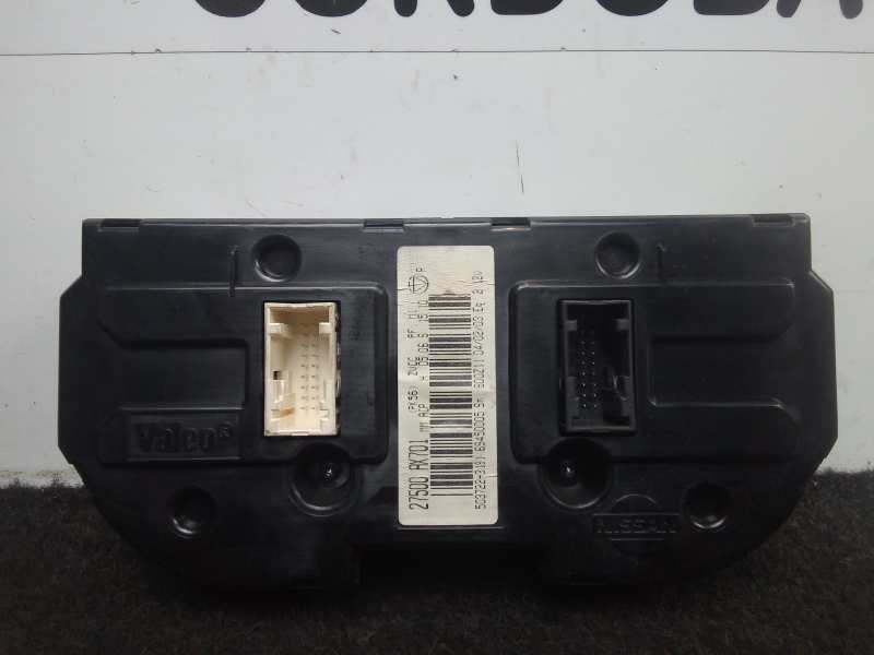 Recambio de mando climatizador para nissan micra (k12e) 1.4 cat referencia OEM IAM 27500AX701  