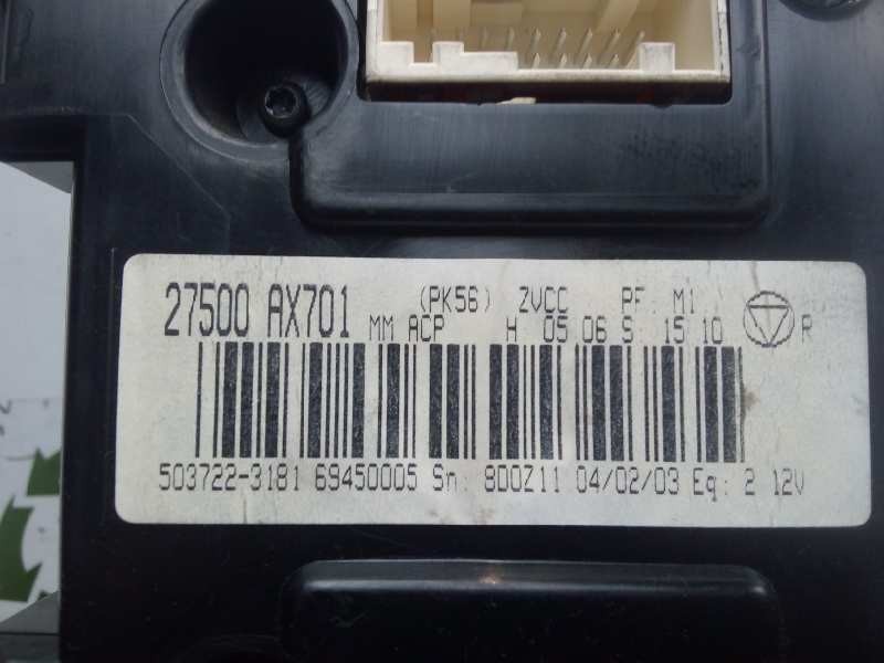 Recambio de mando climatizador para nissan micra (k12e) 1.4 cat referencia OEM IAM 27500AX701  