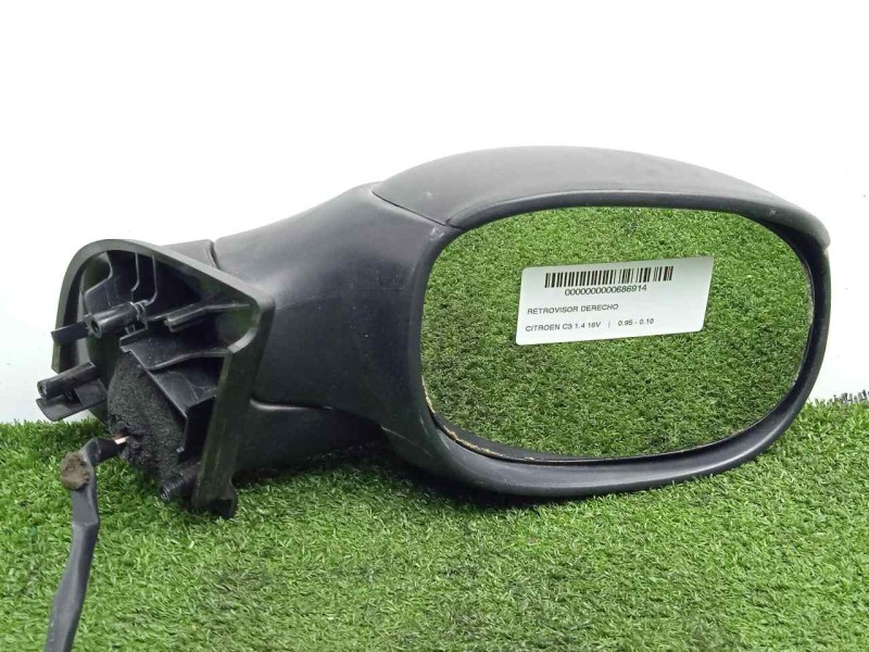 Recambio de retrovisor derecho para citroën c3 1.4 16v referencia OEM IAM SINREFERENCIA 02-09 - ELECTRICO NEGRO