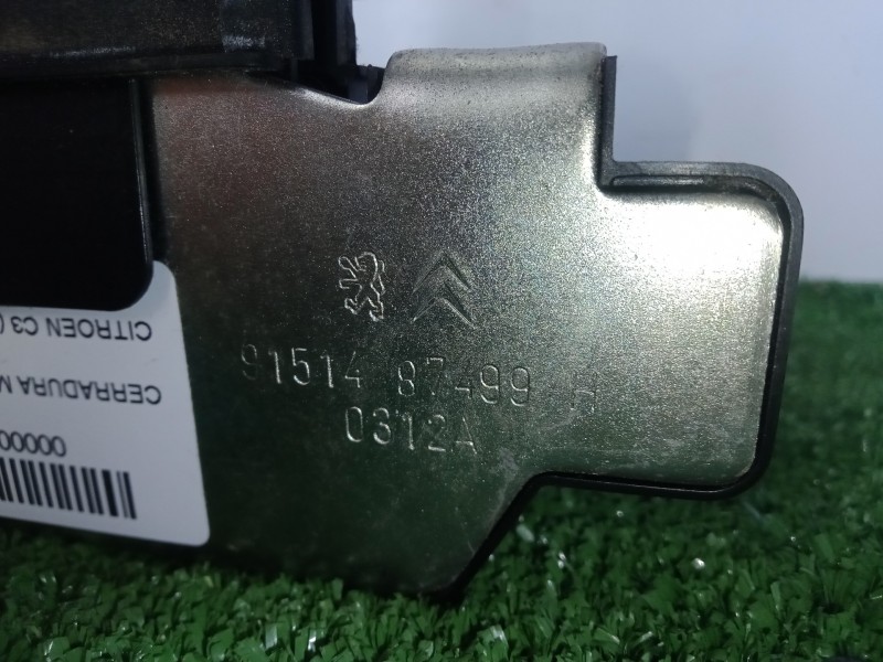 Recambio de cerradura maletero / porton para citroën c3 1.4 hdi referencia OEM IAM 9151487499H  