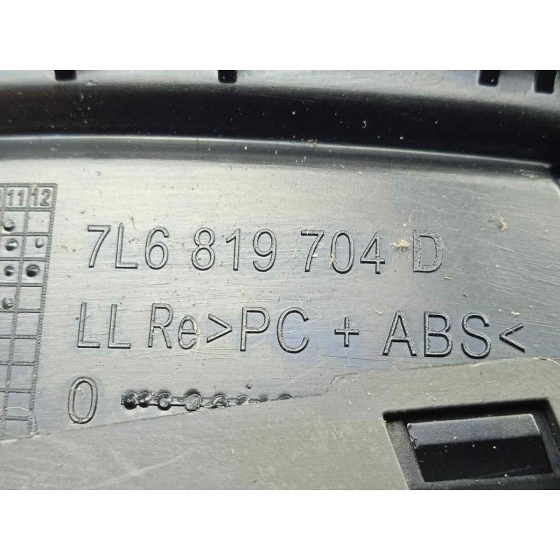 Recambio de aireador delantero derecho para volkswagen touareg (7la) 2.5 tdi referencia OEM IAM 7L6819704D  