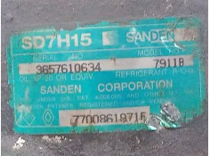 Recambio de compresor aire acondicionado para renault laguna (b56) 2.2 diesel referencia OEM IAM 3657610634-7911B-77008619715 SA 2