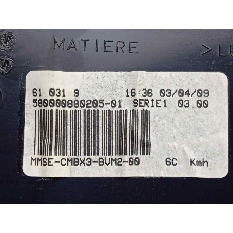 Recambio de cuadro instrumentos para citroën c5 berlina 1.8 cat (6fz / ew7j4) referencia OEM IAM 580000880205-58000088020501  