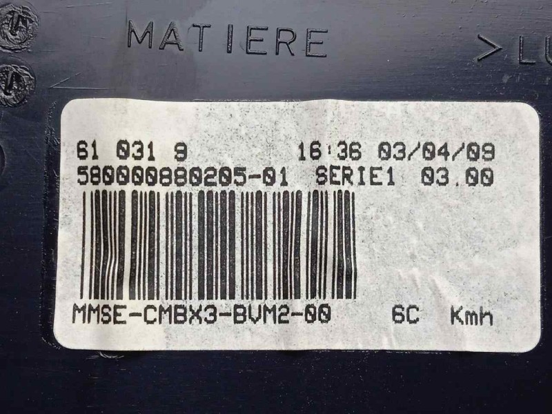 Recambio de cuadro instrumentos para citroën c5 berlina 1.8 cat (6fz / ew7j4) referencia OEM IAM 580000880205-58000088020501  