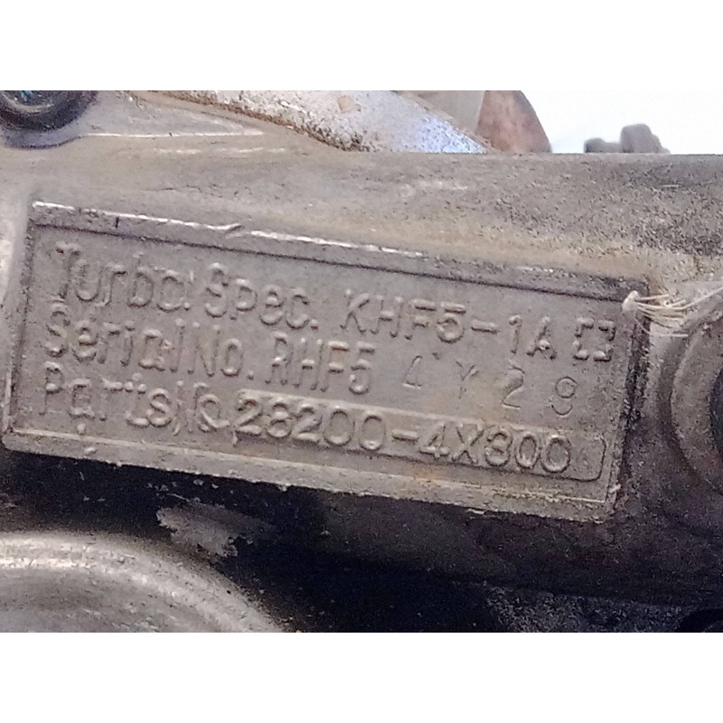 Recambio de turbocompresor para kia carnival ii 2.9 crdi cat referencia OEM IAM 282004X300  