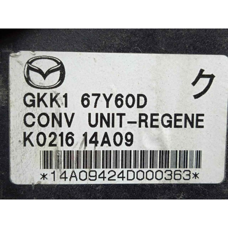 Recambio de modulo electronico para mazda 6 kombi ()(.2012) 2.2 turbodiesel cat referencia OEM IAM GKK167Y60D-K021614A09  