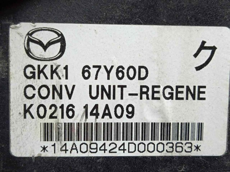 Recambio de modulo electronico para mazda 6 kombi ()(.2012) 2.2 turbodiesel cat referencia OEM IAM GKK167Y60D-K021614A09  