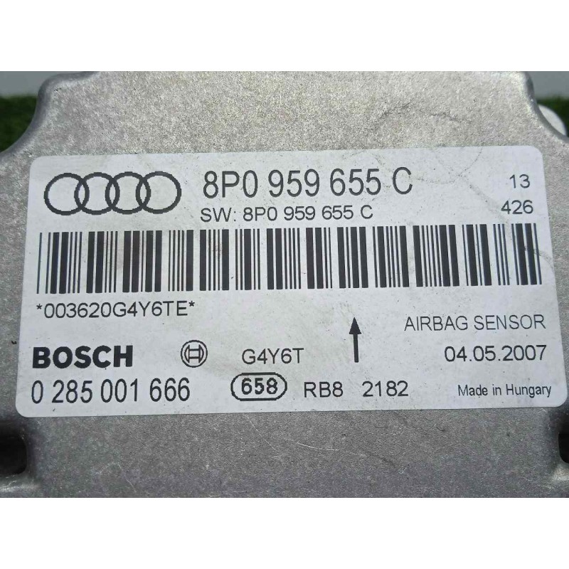 Recambio de centralita airbag para audi a3 (8p) 2.0 tdi referencia OEM IAM 0285001666-8P0959655C  