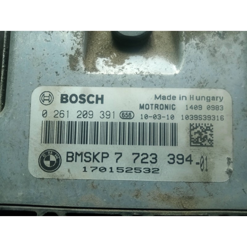Recambio de centralita motor uce para bmw r 1200 rt/st referencia OEM IAM 0261209391-772339401 BOSCH 