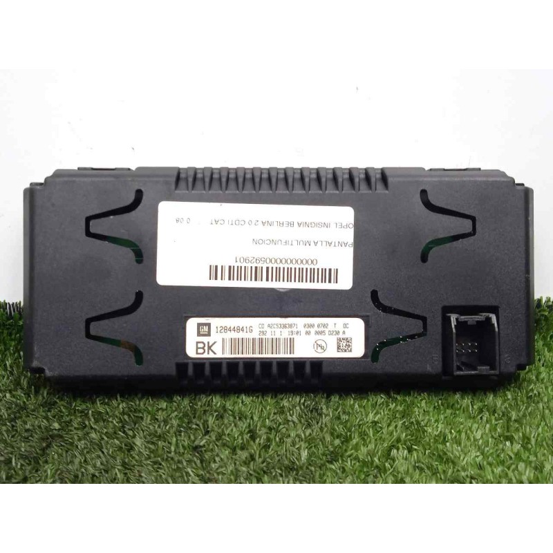 Recambio de pantalla multifuncion para opel insignia berlina 2.0 cdti cat referencia OEM IAM 12844841G  