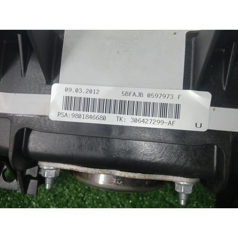 Recambio de airbag delantero derecho para citroën c3 1.4 hdi referencia OEM IAM 9801846680  