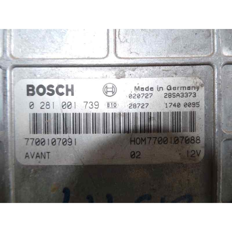 Recambio de centralita motor uce para renault megane i classic (la0) referencia OEM IAM 02810017397700107091HOM7700107088  