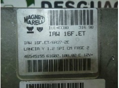 Recambio de centralita motor uce para lancia lancia y 1.2 cat referencia OEM IAM IAW16FET-46545155 MAGNETI MARELLI  2
