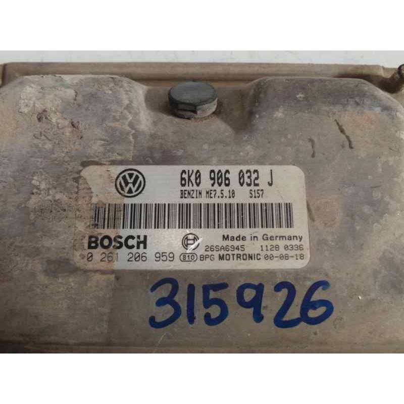 Recambio de centralita motor uce para seat cordoba berlina (6k2) referencia OEM IAM 6K0906032J-0261206959  