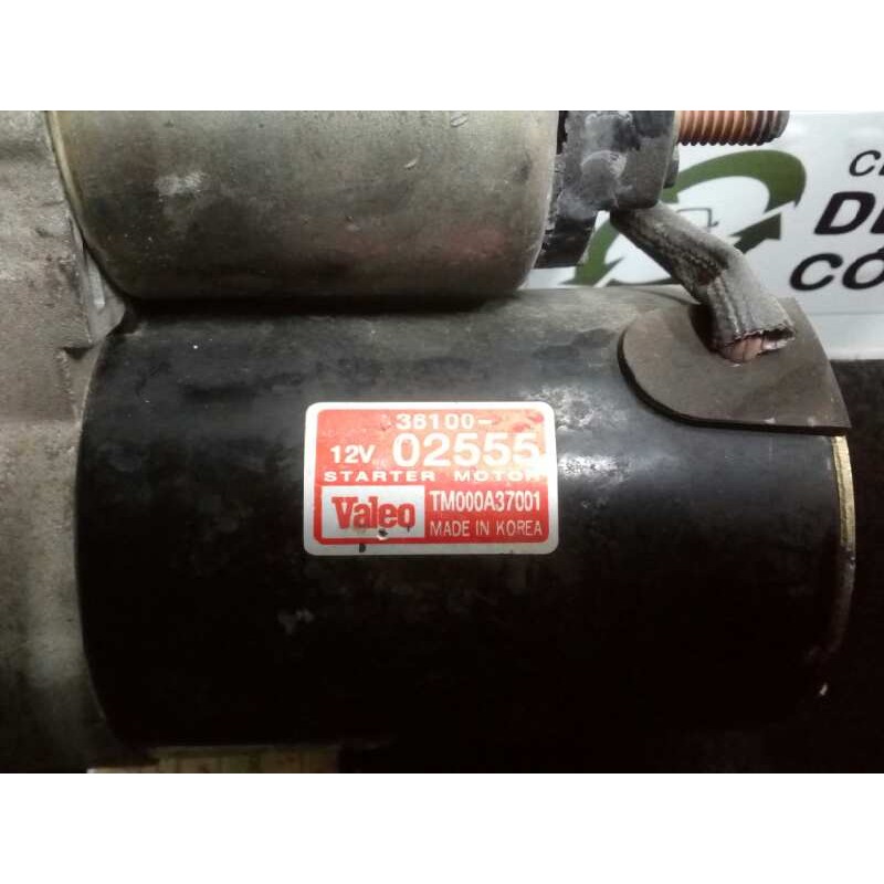Recambio de motor arranque para hyundai getz (tb) 1.1 12v cat referencia OEM IAM 3610002555 VALEO 02555