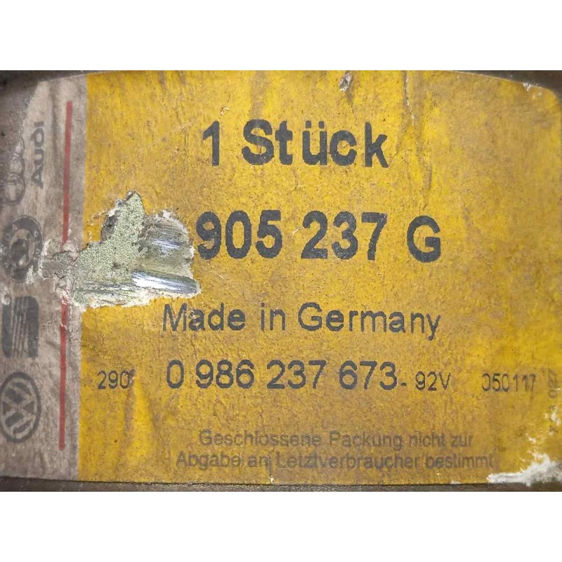 Recambio de delco para volkswagen polo berlina (6n1) 1.4 referencia OEM IAM 0986237673 5.CONECTORES 3.PINES