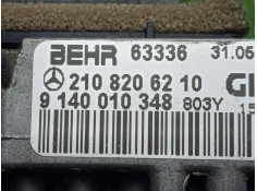Recambio de resistencia calefaccion para mercedes-benz clase e (w210) berlina diesel 2.7 cdi 20v cat referencia OEM IAM 21082062 2