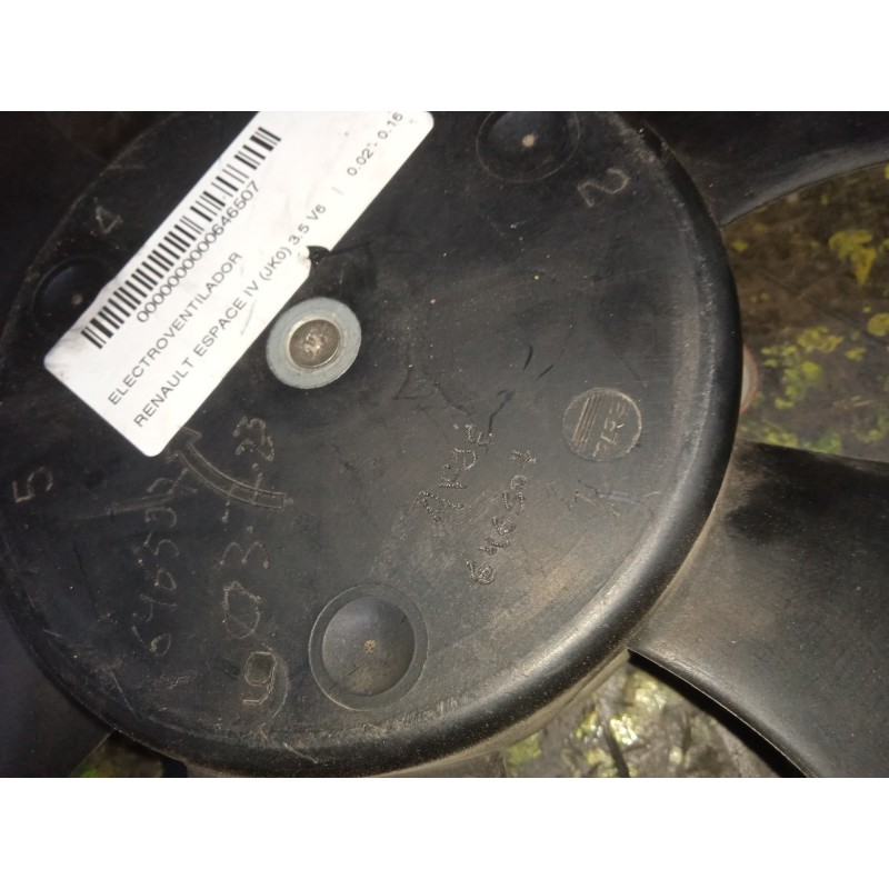 Recambio de electroventilador para renault espace iv (jk0) 3.5 v6 referencia OEM IAM SINREFERENCIA 2.PINES Ø DIAMETRO: 320MM