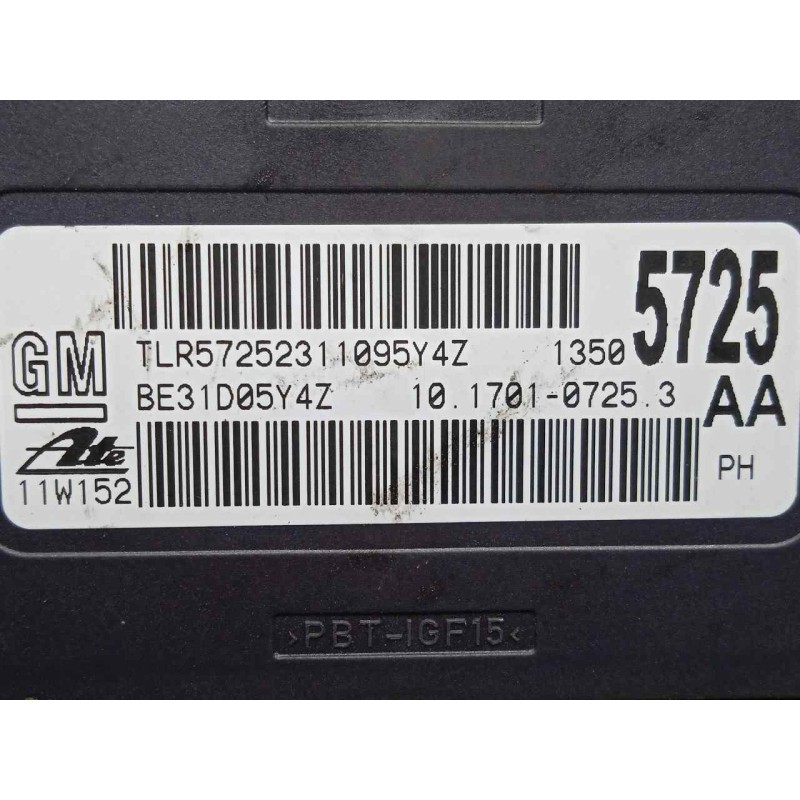 Recambio de centralita esp para opel insignia berlina 2.0 cdti cat referencia OEM IAM 10170107253  