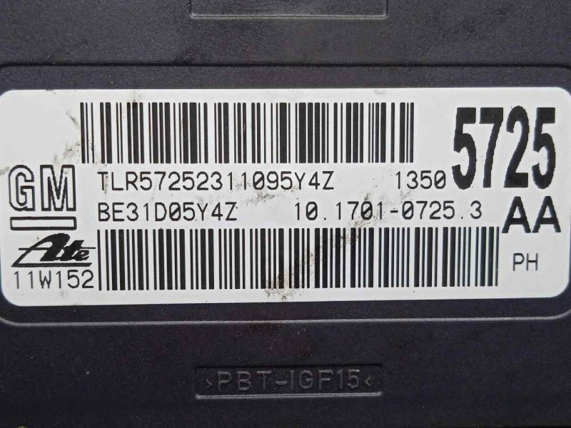 Recambio de centralita esp para opel insignia berlina 2.0 cdti cat referencia OEM IAM 10170107253  