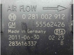 Recambio de caudalimetro para opel insignia berlina 2.0 cdti cat referencia OEM IAM 0281002912-55562426 5.PINES  2
