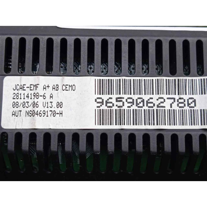 Recambio de pantalla multifuncion para citroën c4 coupe 1.4 16v referencia OEM IAM 9659062780  