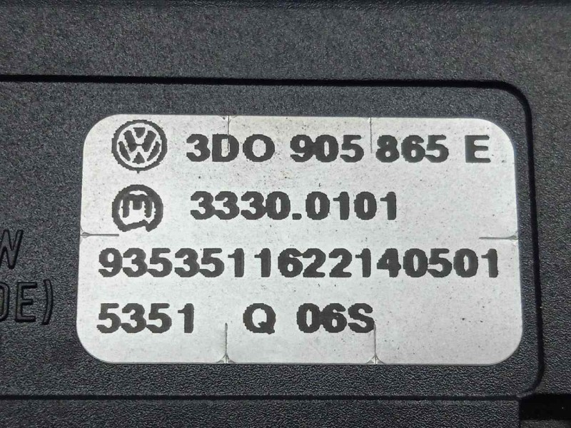 Recambio de conmutador de arranque para volkswagen touareg (7la) 2.5 tdi referencia OEM IAM 3D0905865E-33300101  