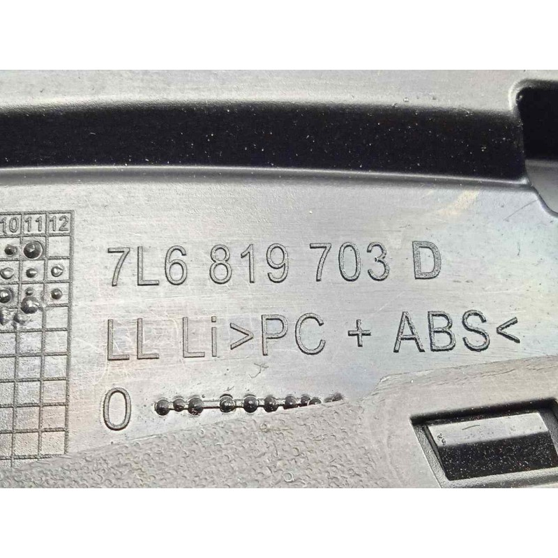 Recambio de aireador delantero izquierdo para volkswagen touareg (7la) 2.5 tdi referencia OEM IAM 7L6819703D  